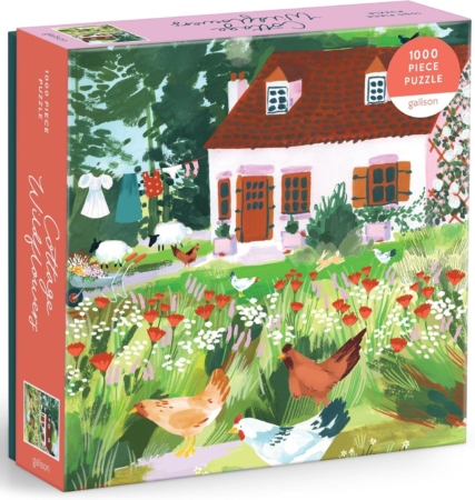 Cottage Wildflowers 1000 piece jigsaw puzzle 9 Jigsaw Puzzle