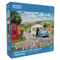 Which Way to the Campsite? by Trevor Mitchell 1000 piece jigsaw puzzle 2 Jigsaw Puzzle