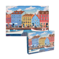 Nyhavn by Nicolle Lalonde 1000 piece jigsaw puzzle 3 Jigsaw Puzzle