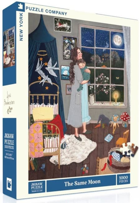 The Same Moon by Loré Pemberton 1000 piece jigsaw puzzle 1 Jigsaw Puzzle