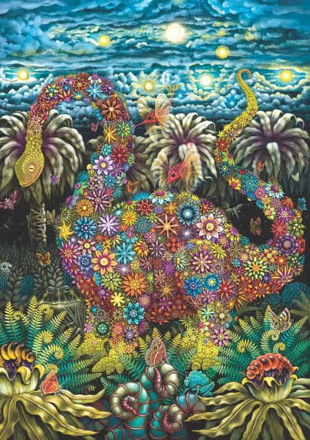 Megaflora by Robert Steven Connett 1000 piece jigsaw puzzle 8 Jigsaw Puzzle