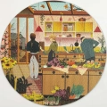Fresh from the Garden 1000 piece round jigsaw puzzle 4 Jigsaw Puzzle