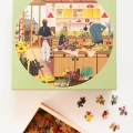 Fresh from the Garden 1000 piece round jigsaw puzzle 6 Jigsaw Puzzle