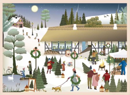 Christmas Tree Farm 1000 piece jigsaw puzzle 9 Jigsaw Puzzle