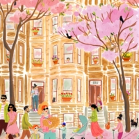 Petals and Pavement 500 piece jigsaw puzzle 10 Jigsaw Puzzle