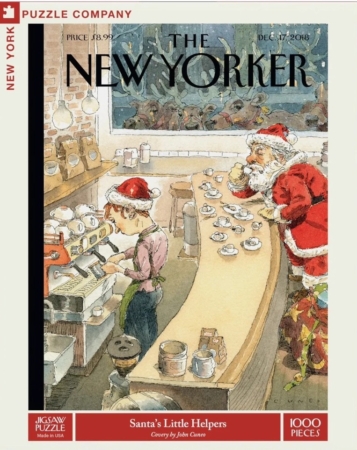 The New Yorker Santa's Little Helpers 1000 piece jigsaw puzzle 8 Jigsaw Puzzle