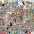 Give Us Some Space & All Dressed Up by Jan van Haasteren 2 x 1000 piece jigsaw puzzle set 3 Jigsaw Puzzle