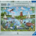 Life Along the Broads by Debbie Cook 1000 piece jigsaw puzzle 2 Jigsaw Puzzle