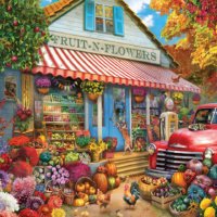 Fruit N Flowers 1000 piece jigsaw puzzle 7 Jigsaw Puzzle
