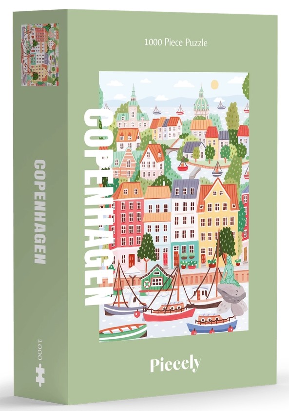 Copenhagen by Serena White 1000 piece jigsaw puzzle 1 Jigsaw Puzzle