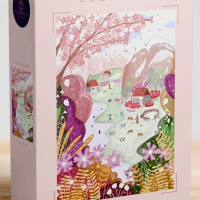 Valley Bloom by Yuan 500 piece jigsaw puzzle 9 Jigsaw Puzzle