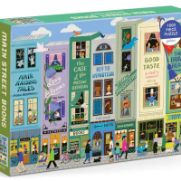 Main Street Books by Anne Bentley 1000 piece jigsaw puzzle 13 Jigsaw Puzzle