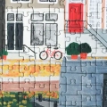 Amsterdam by Rachel Victoria Hillis 500 piece jigsaw puzzle 2 Jigsaw Puzzle