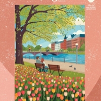 Tulip Season by Diana Pinnell 500 piece jigsaw puzzle 8 Jigsaw Puzzle