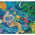 Whimsical Creations - Okeanos by Laurel Burch 1000 piece jigsaw puzzle 3 Jigsaw Puzzle