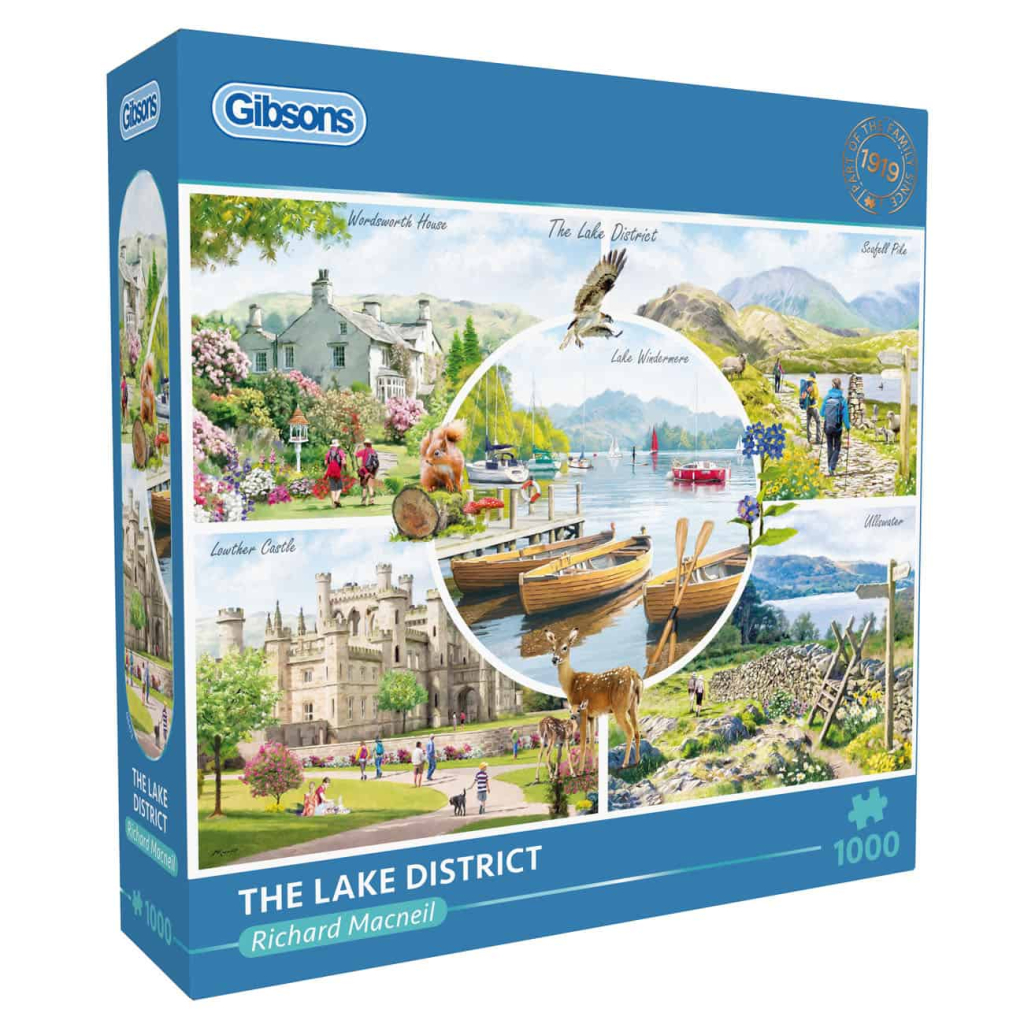 The Lake District by Richard Macneil 1000 piece jigsaw puzzle ...