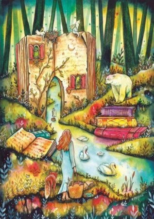 So Many Chapters by Kat Fedora 1000 piece jigsaw puzzle 7 Jigsaw Puzzle