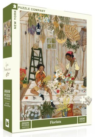 Florists by Loré Pemberton 1000 piece jigsaw puzzle 7 Jigsaw Puzzle