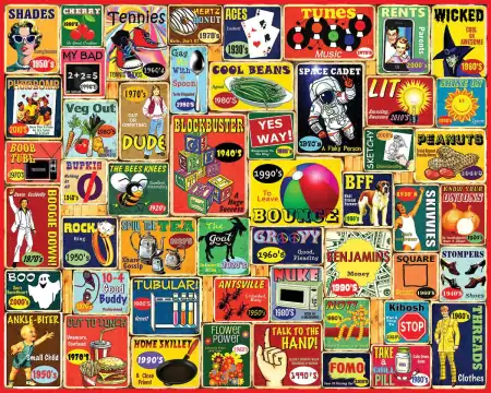 Slang We Used by Steve Cameron 1000 piece jigsaw puzzle 10 Jigsaw Puzzle