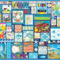 Seas the Day by Tracy Flickinger 1000 piece jigsaw puzzle 10 Jigsaw Puzzle