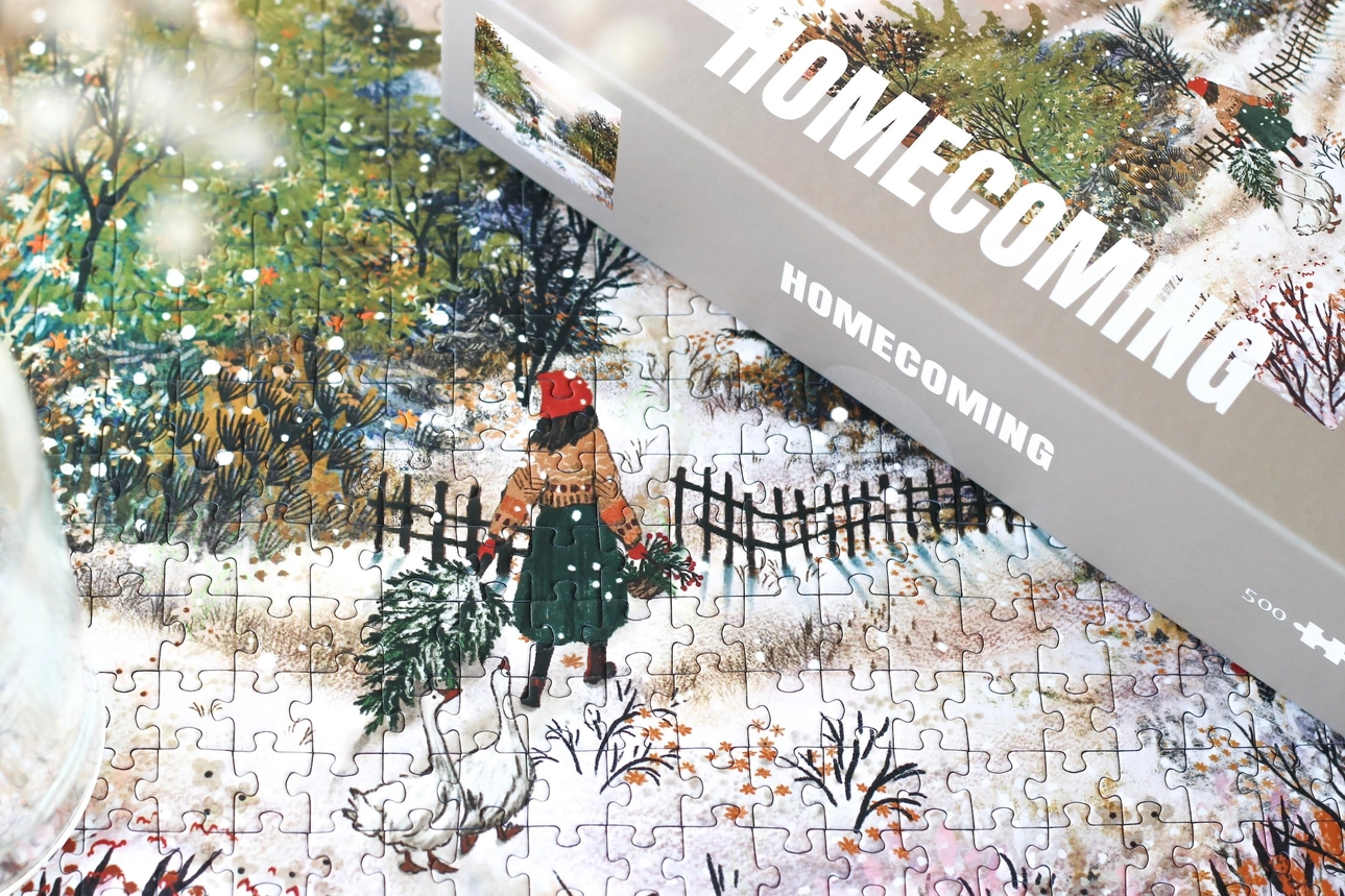 Homecoming by Laivi Põder 500 piece jigsaw puzzle 2 Jigsaw Puzzle