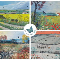 Four Seasons by Jo Grundy 1000 piece jigsaw puzzle 11 Jigsaw Puzzle