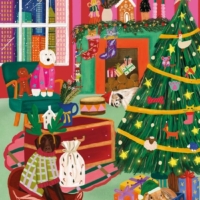 Furry & Festive by Eva Jael 1000 piece jigsaw puzzle 14 Jigsaw Puzzle