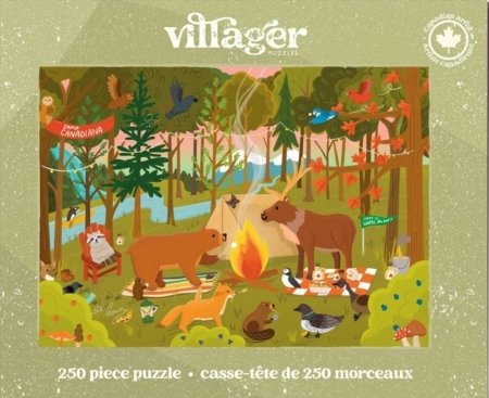 Camp Canadiana by Emily Kuang 250 piece extra large jigsaw puzzle 37 Jigsaw Puzzle