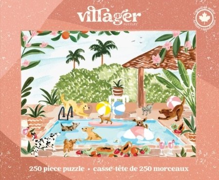 Pool Party by Sabina Fenn 250 piece extra large jigsaw puzzle 36 Jigsaw Puzzle