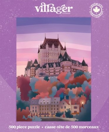 Quebec City by Maude Gervais 500 piece jigsaw puzzle 40 Jigsaw Puzzle