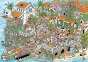PRE-ORDER NOW! Vive La Mediterranean by Jan van Haasteren 1000 piece jigsaw puzzle 33 Jigsaw Puzzle