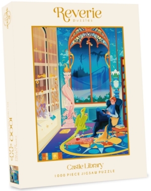 Castle Library by Lorena Cerqueira 1000 piece jigsaw puzzle 39 Jigsaw Puzzle