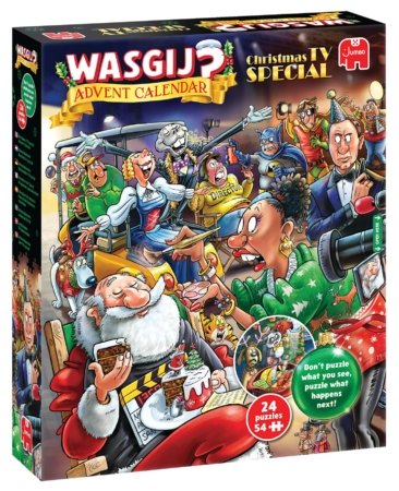 PRE-ORDER NOW! Wasgij Advent Calendar 2026: Christmas TV Special 1 Jigsaw Puzzle