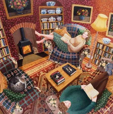 The Perfect Evening by Lucy Almey-Bird 240 piece Wentworth Wooden jigsaw puzzle 34 Jigsaw Puzzle
