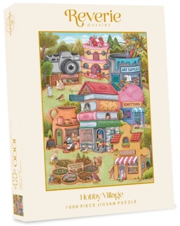Hobby Village by Rose Skelton 1000 piece jigsaw puzzle 26 Jigsaw Puzzle