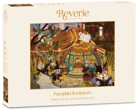 Pumpkin Bookstore by Martina Brancato 1000 piece jigsaw puzzle 28 Jigsaw Puzzle