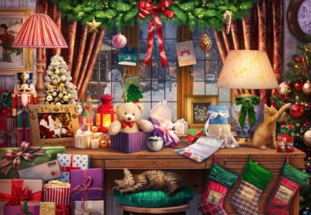 Night Before Christmas 1000 piece jigsaw puzzle 22 Jigsaw Puzzle