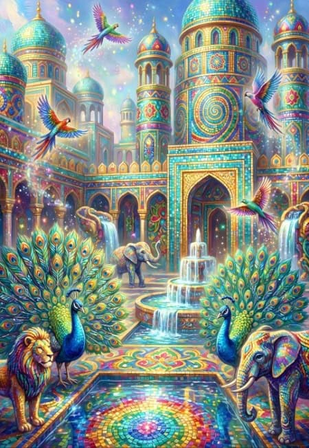 The Mosaique Palace 1000 piece jigsaw puzzle 24 Jigsaw Puzzle