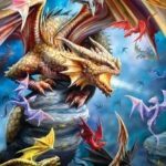 Dragon Clan by Anne Stokes 1000 piece jigsaw 9 Jigsaw Puzzle